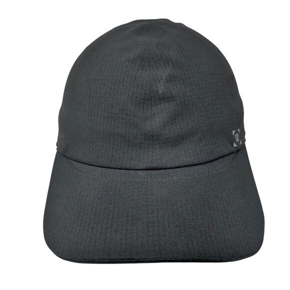 Lululemon Strapback Hat Black One Size Adjustable Lightweight 6 Panel - Picture 1 of 9